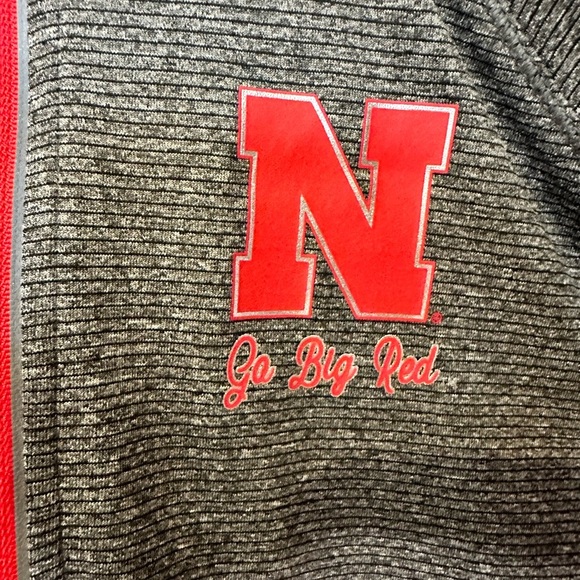 Nebraska Cornhuskers Go Big Red Pullover Long Sleeve Zip women’s fit - Picture 5 of 11